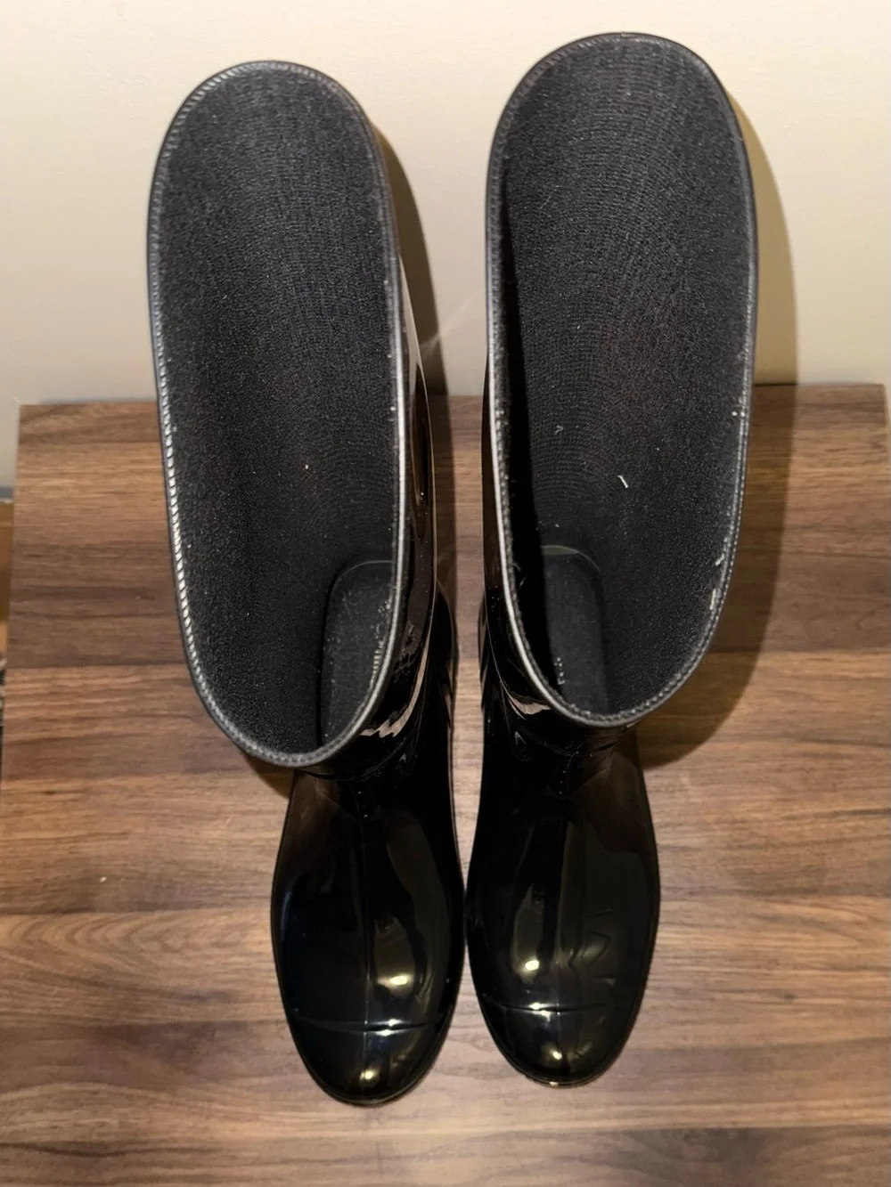 Columbia Black tall rain boots women’s size 10